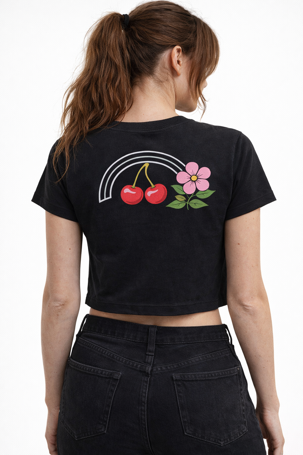 ENDINGLESS Bloom Crop Negro