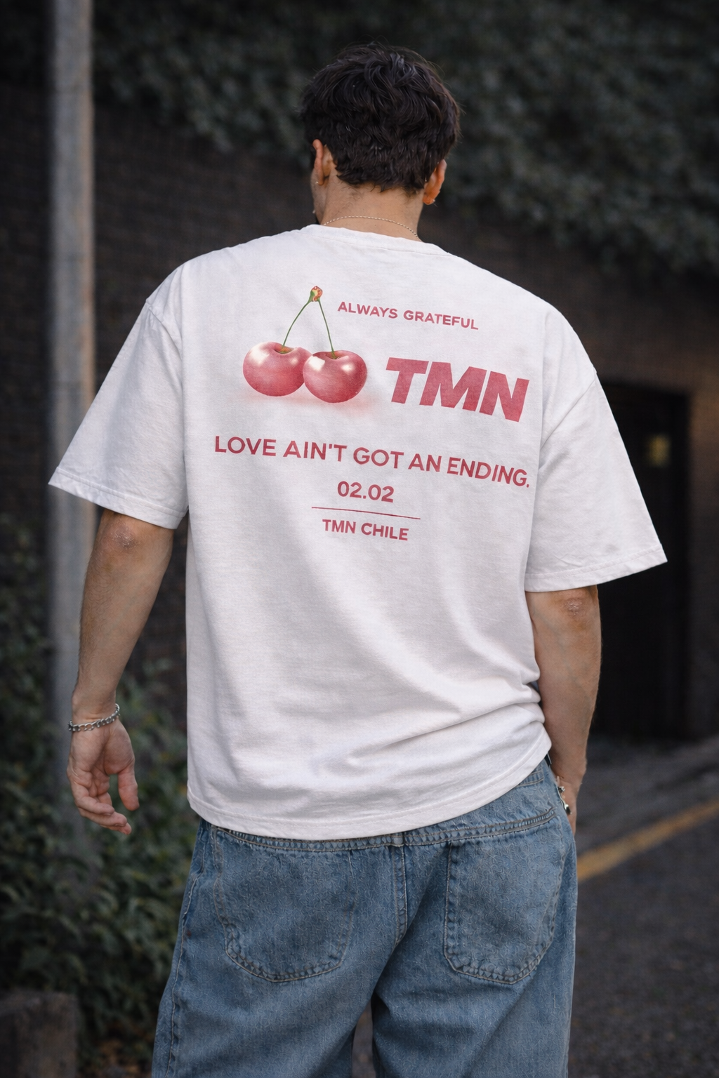 ENDINGLESS Gratitude Oversize Blanca