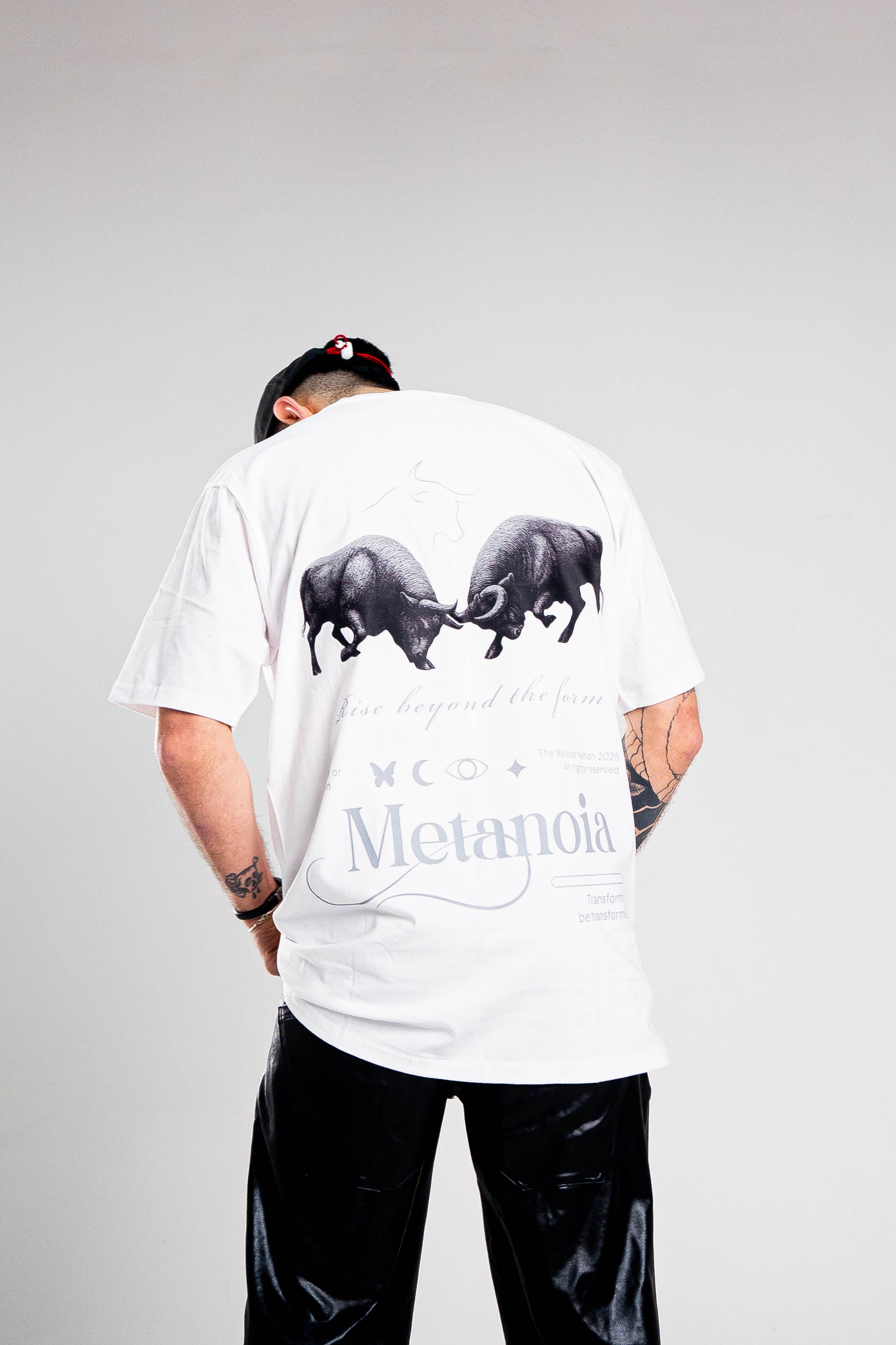 Polera oversize hombre blanca - State of Metanoia